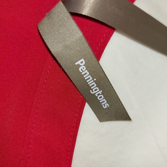 Penningtons Red Blouse 1X Long Sleeves - Picture 4 of 5
